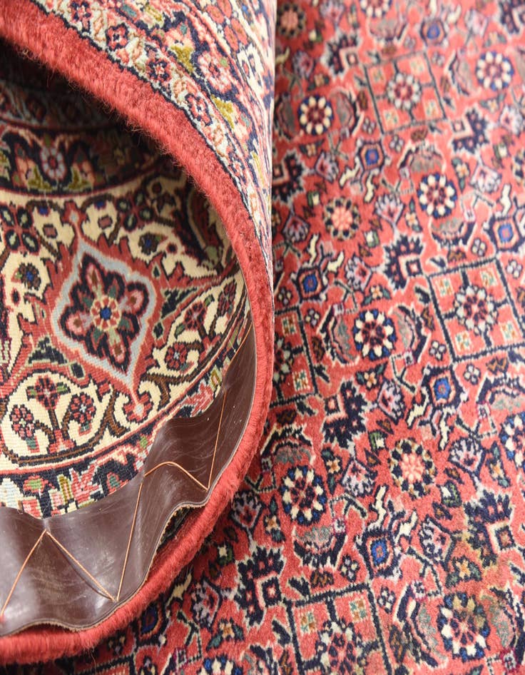 Detail image of 6' 7 x 9' 10  Hand Knotted Bidjar Persian Wool Rug