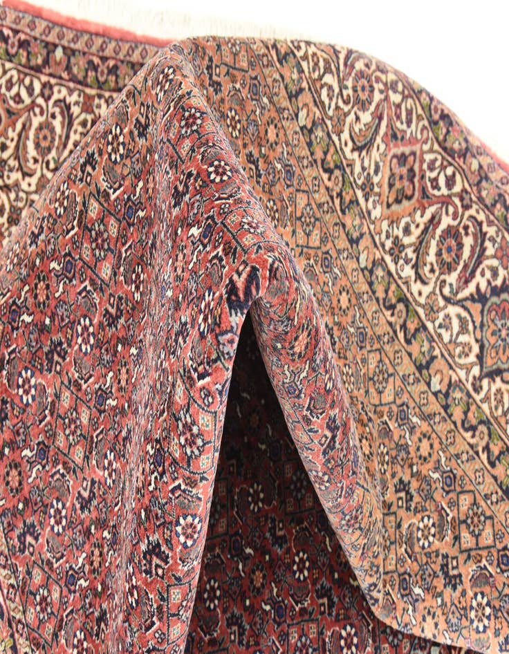 Detail image of 6' 7 x 9' 10  Hand Knotted Bidjar Persian Wool Rug