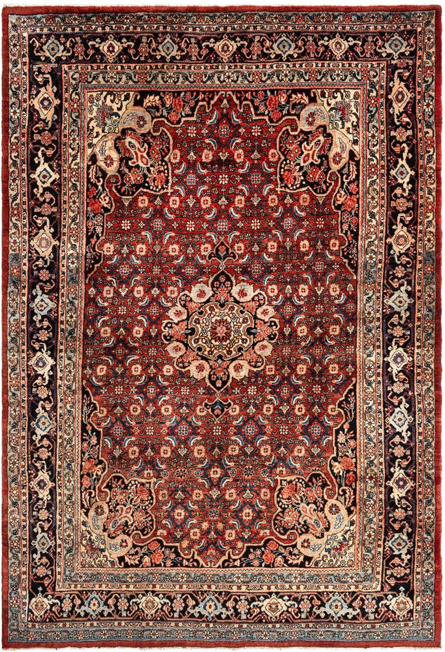 Detail image of 7' 8 x 11' Bidjar Wool Rug