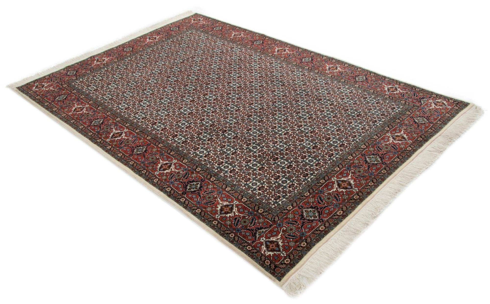 6' 7 x 9' 2 Hand Knotted Bidjar Persian Wool Rug