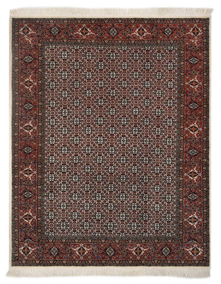 Detail image of 6' 7 x 9' 2 Hand Knotted Bidjar Persian Wool Rug