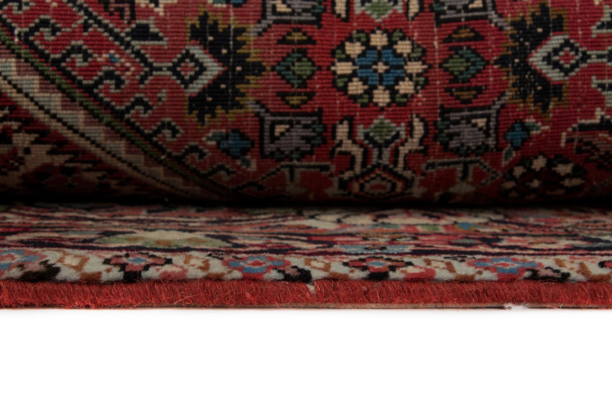 6' 7 x 9' Hand Knotted Bidjar Persian Wool Rug