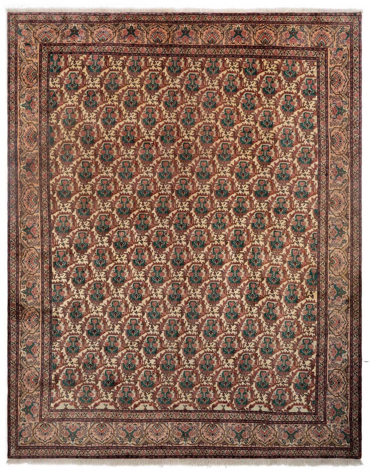Detail image of 10' x 12' 10 Hand Knotted Bidjar Persian Wool Rug