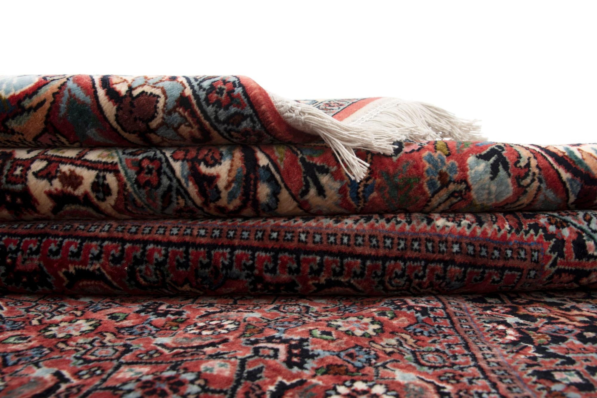 6' 9 x 9' 6 Hand Knotted Bidjar Persian Wool Rug