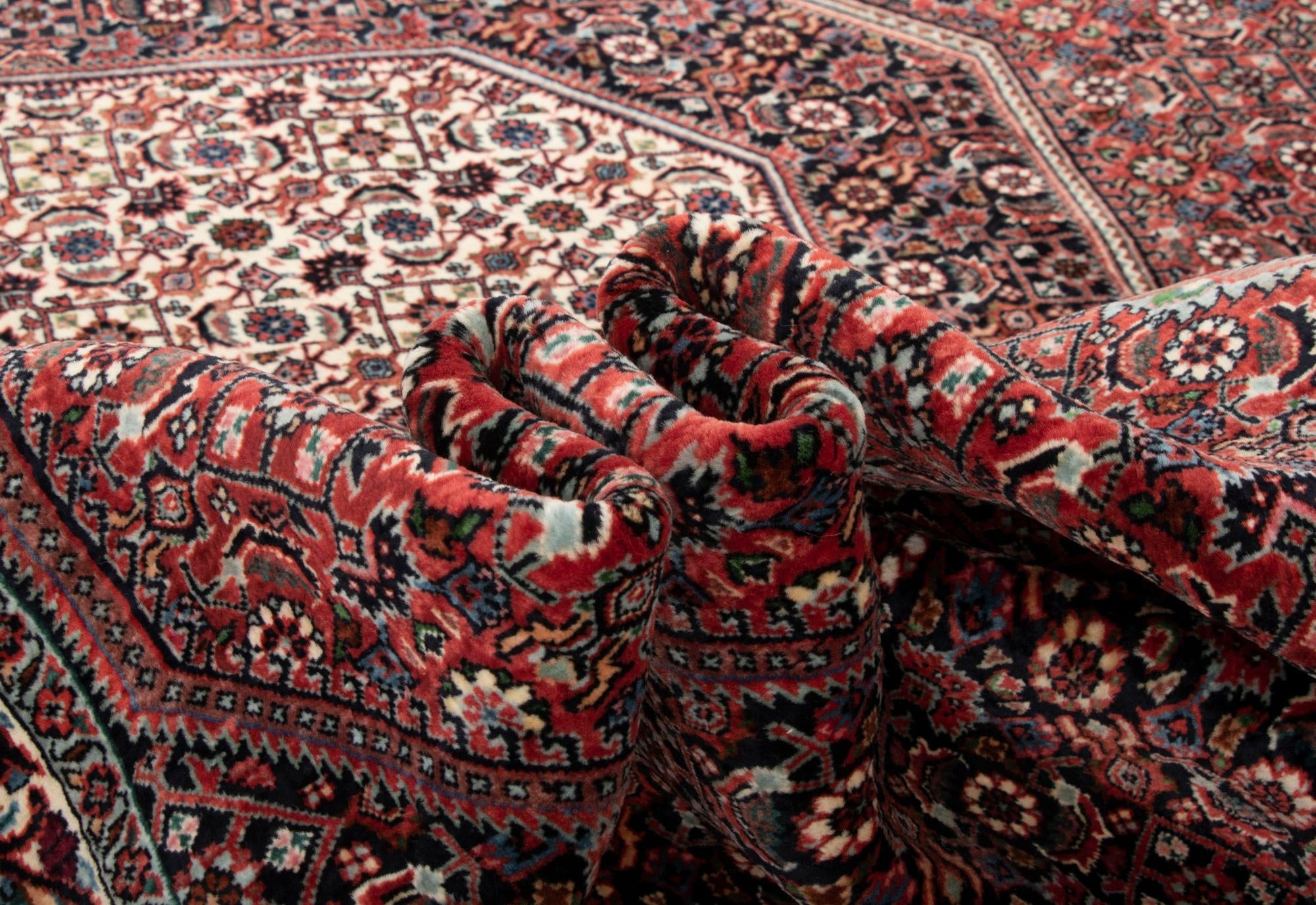 6' 9 x 9' 6 Hand Knotted Bidjar Persian Wool Rug