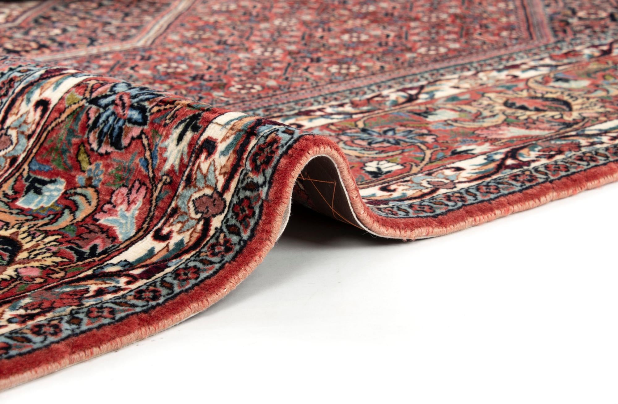 6' 9 x 9' 6 Hand Knotted Bidjar Persian Wool Rug