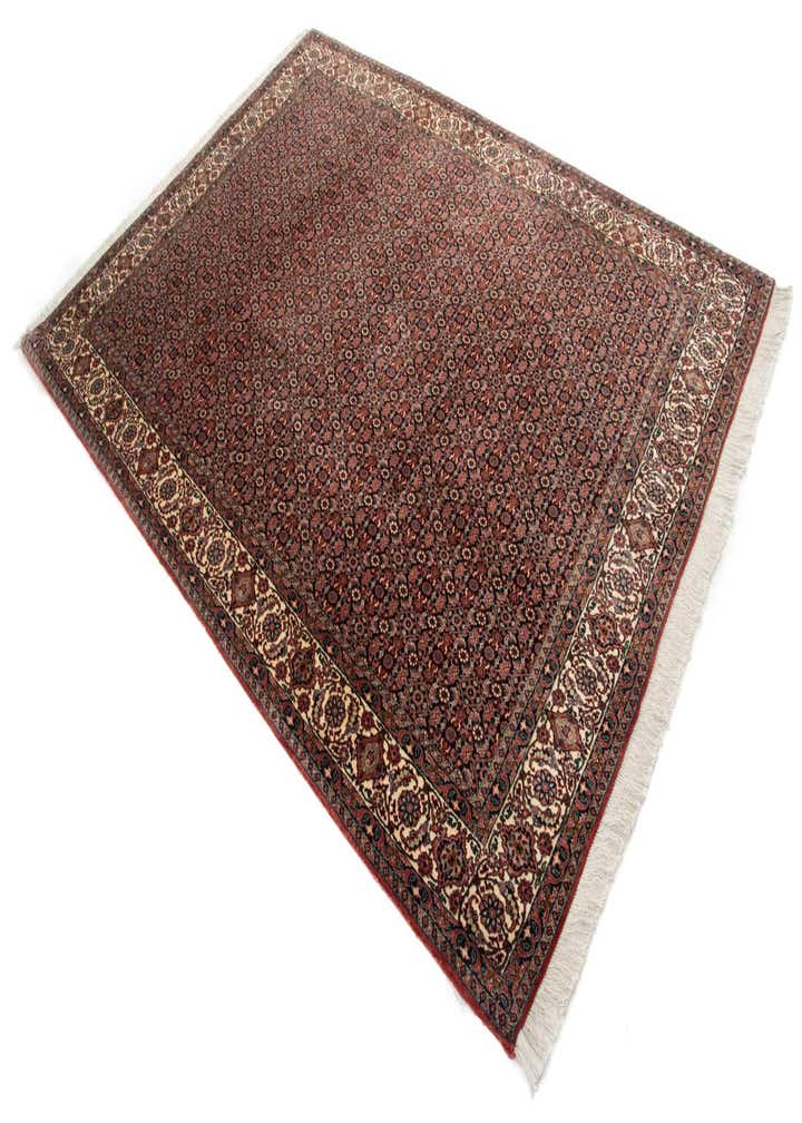 6' 9 x 9' 7 Hand Knotted Bidjar Persian Wool Rug