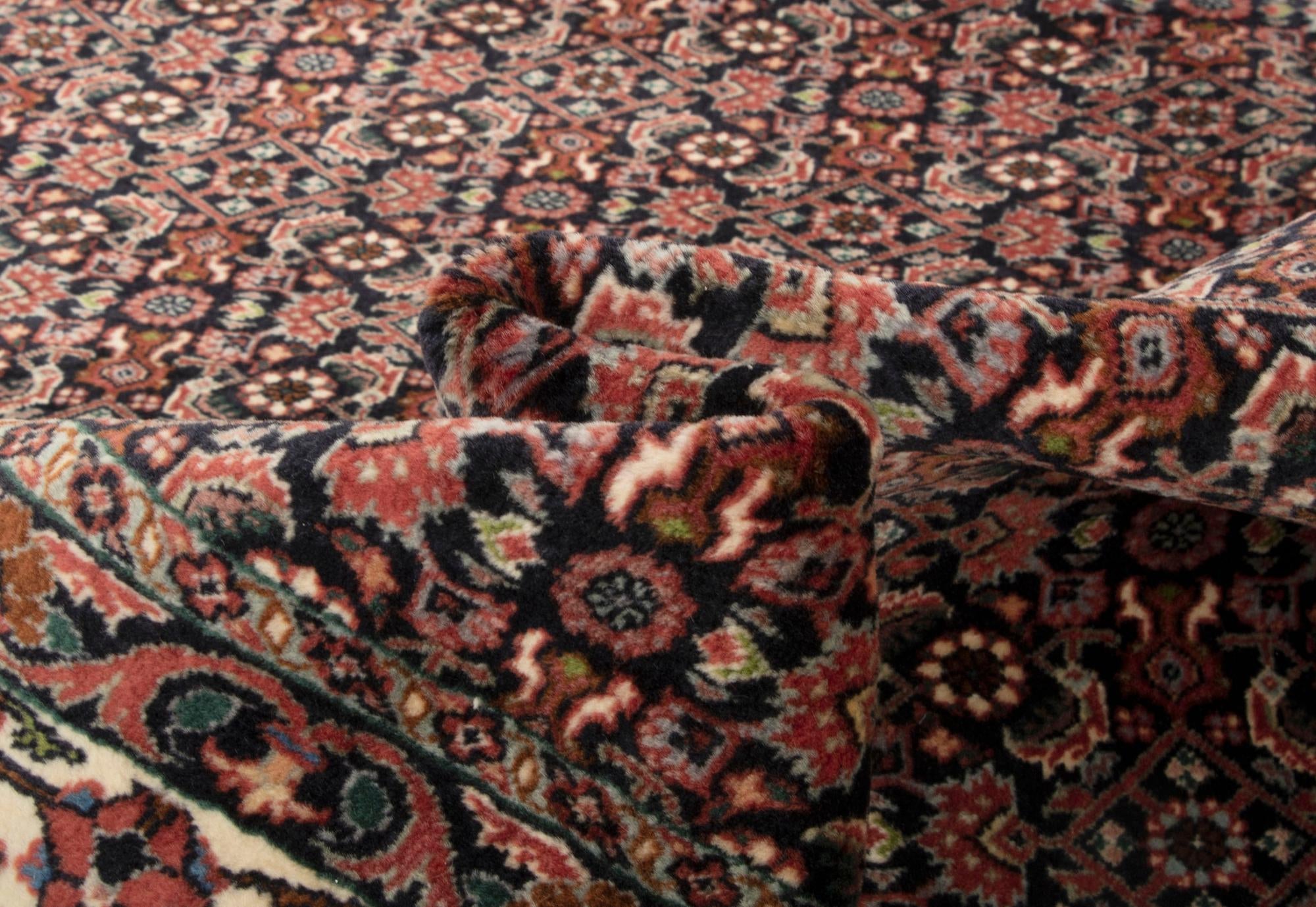 6' 9 x 9' 7 Hand Knotted Bidjar Persian Wool Rug