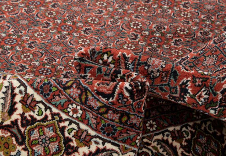 6' 6 x 10' Hand Knotted Bidjar Persian Wool Rug
