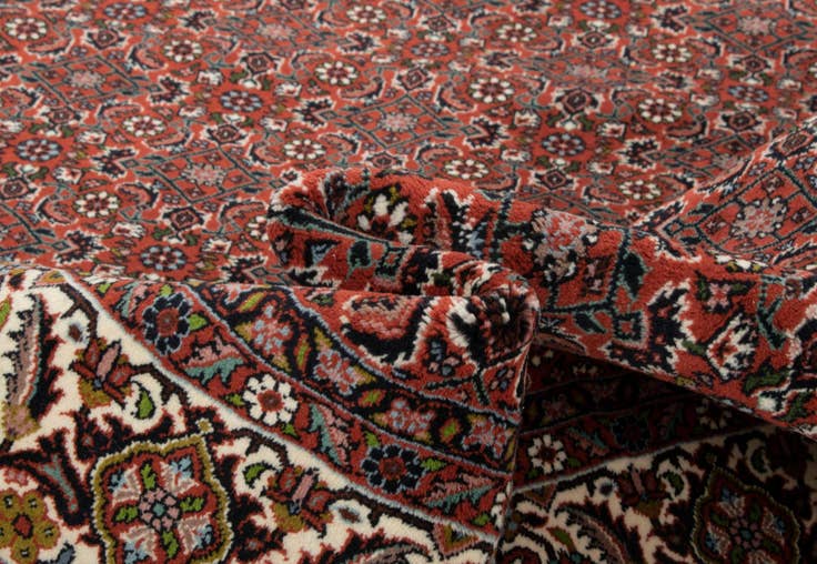 Detail image of 6' 6 x 10' Hand Knotted Bidjar Persian Wool Rug