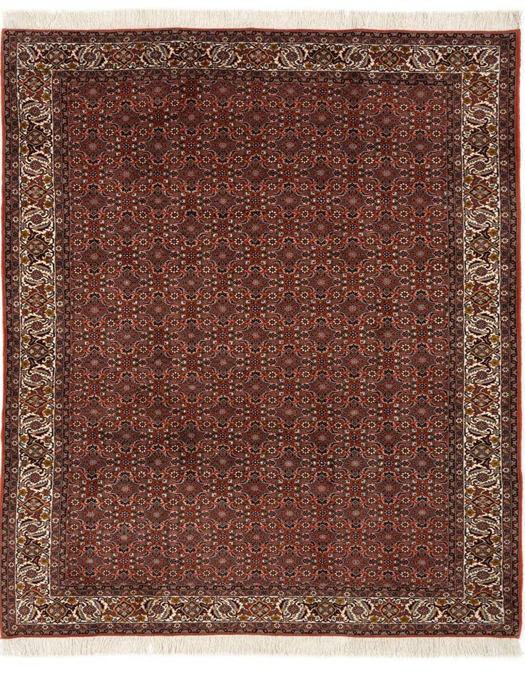 Detail image of 6' 6 x 10' Hand Knotted Bidjar Persian Wool Rug