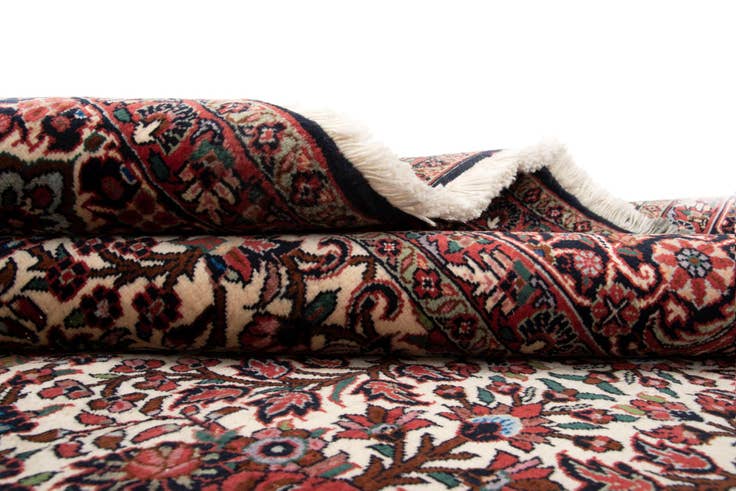 Detail image of 6' 7 x 9' 7 Hand Knotted Bidjar Persian Wool Rug