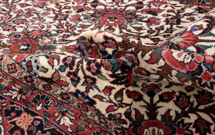 6' 7 x 9' 7 Hand Knotted Bidjar Persian Wool Rug