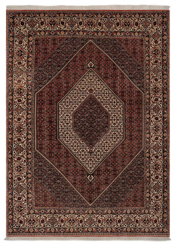 6' 7 x 9' 9 Hand Knotted Bidjar Persian Wool Rug
