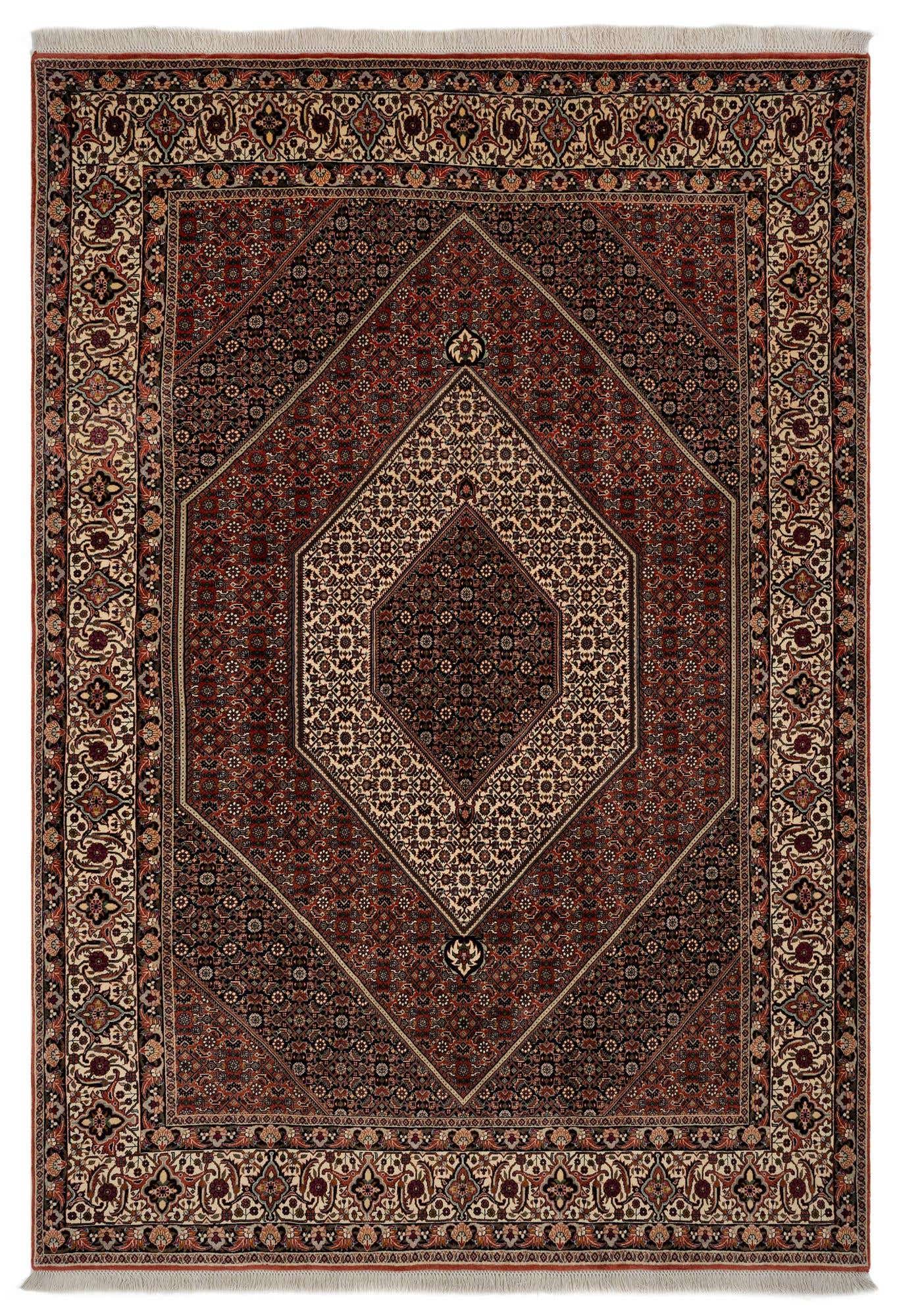 6' 7 x 9' 9 Hand Knotted Bidjar Persian Wool Rug