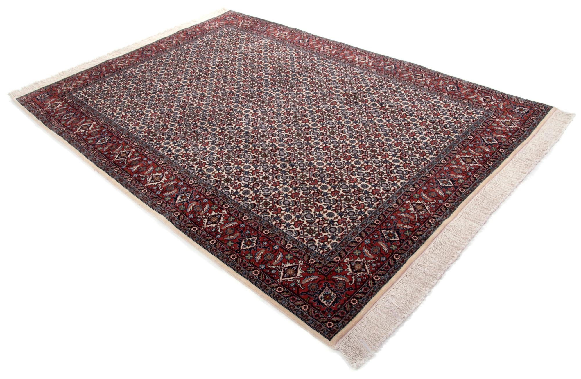 6' 7 x 9' 5 Hand Knotted Bidjar Persian Wool Rug