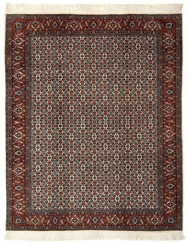 Detail image of 6' 7 x 9' 5 Hand Knotted Bidjar Persian Wool Rug