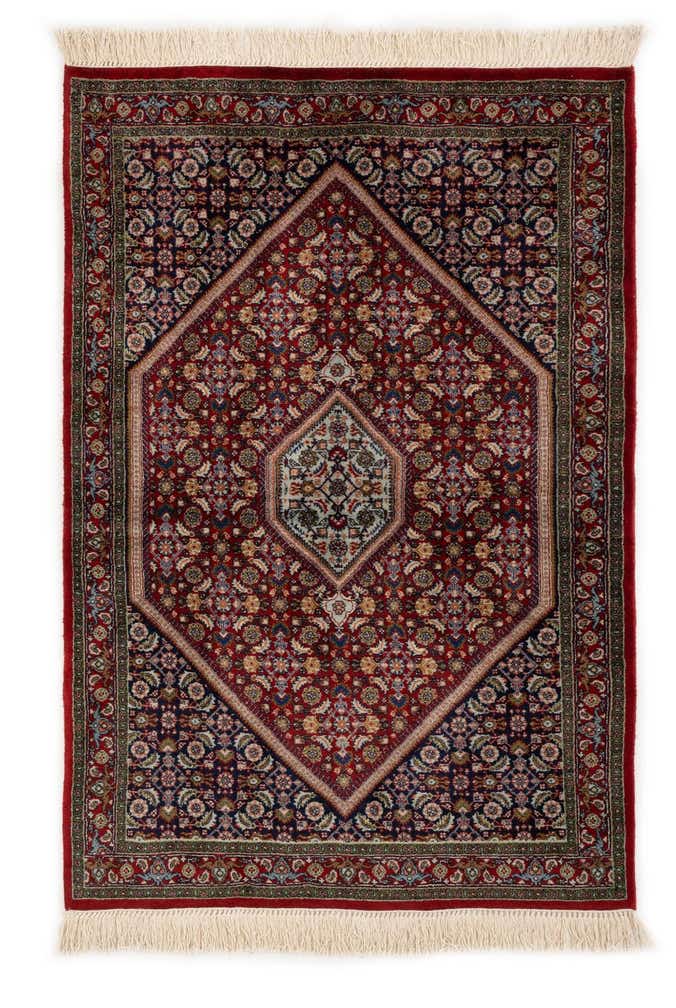 3' 7 x 5' 3 Hand Knotted Bidjar Wool Rug