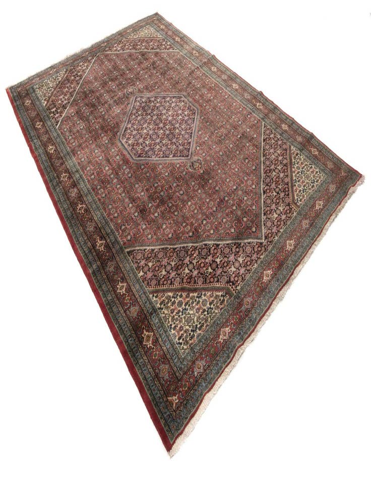Detail image of 10' 2 x 13' 3 Hand Knotted Bidjar Persian Wool Rug