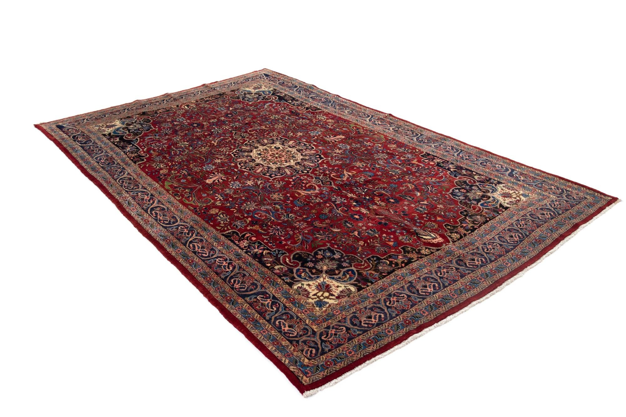 7' 5 x 11' 7 Hand Knotted Bidjar Persian Rug