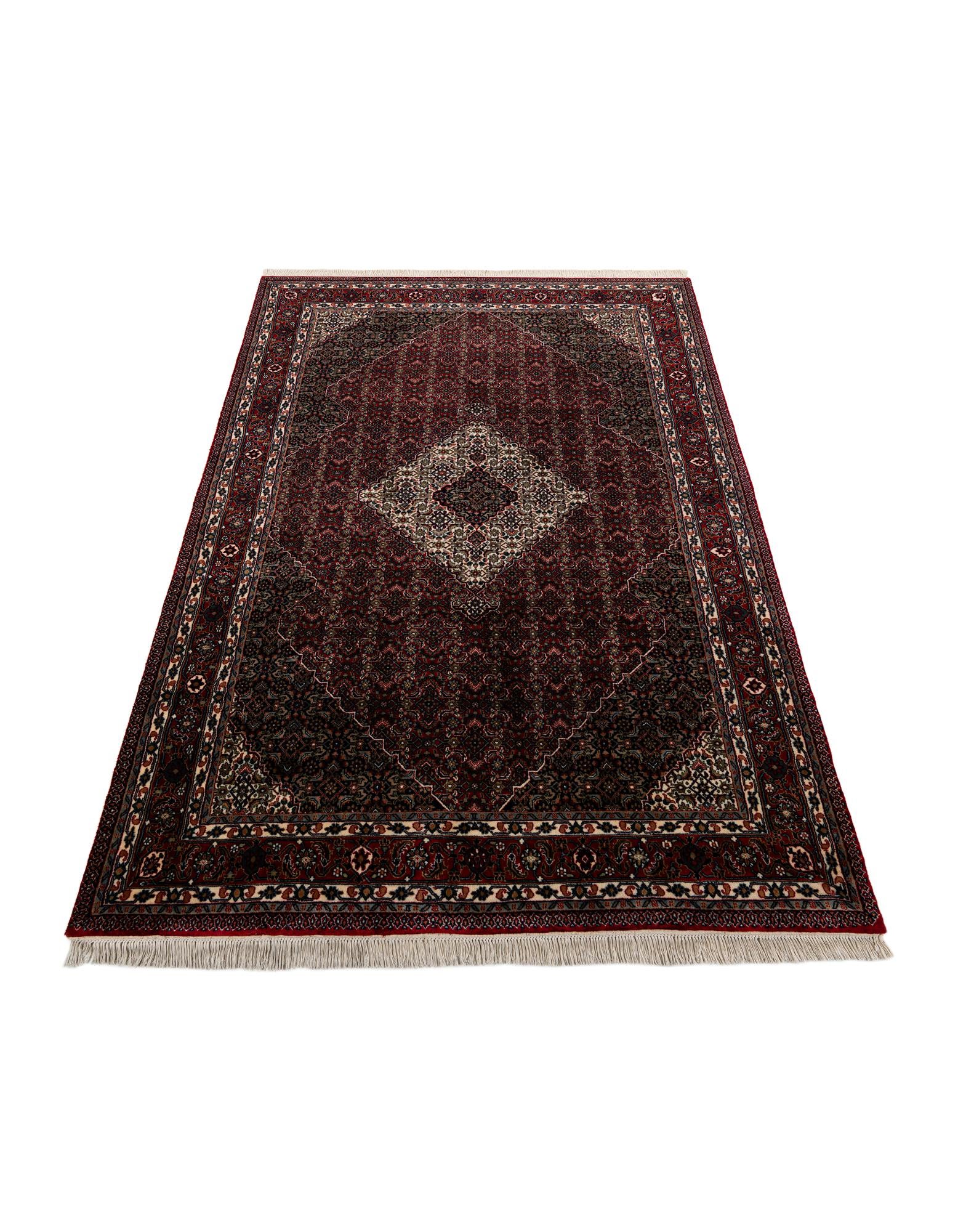 6' 4 x 10' 5 Hand Knotted Bidjar Oriental Wool Rug