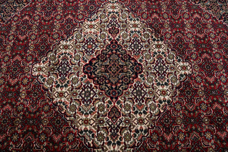 Detail image of 6' 4 x 10' 5 Hand Knotted Bidjar Oriental Wool Rug