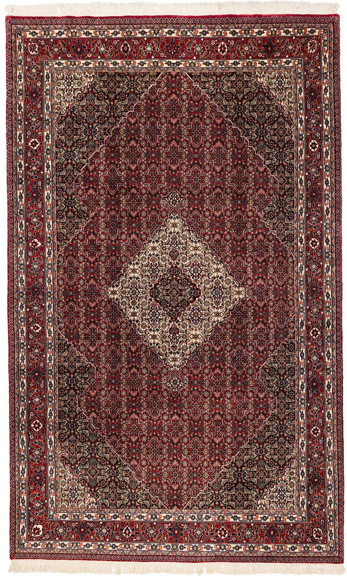 6' 4 x 10' 5 Hand Knotted Bidjar Oriental Wool Rug
