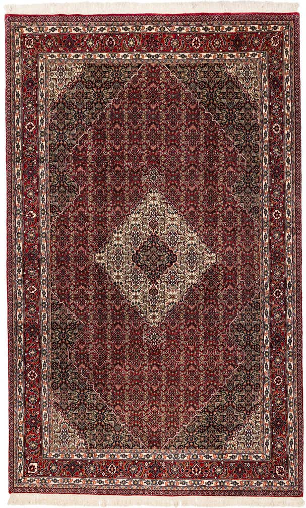 6' 4 x 10' 5 Hand Knotted Bidjar Oriental Wool Rug