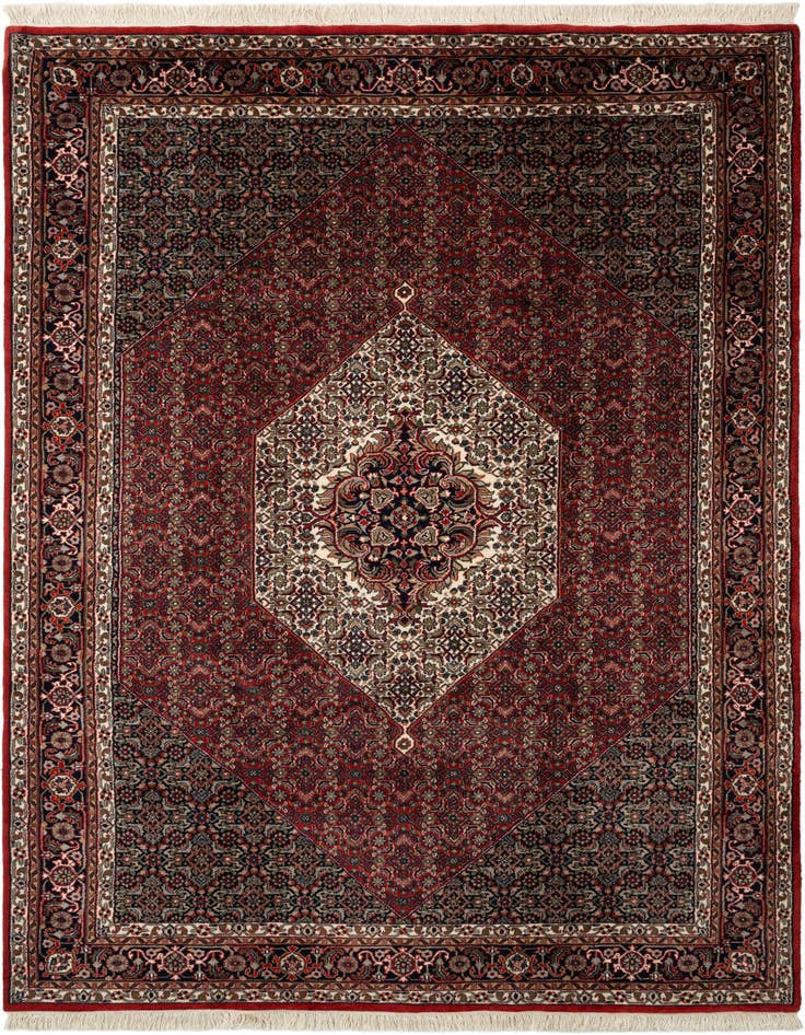 Detail image of 6' 7 x 10' 4 Hand Knotted Bidjar Oriental Wool Rug