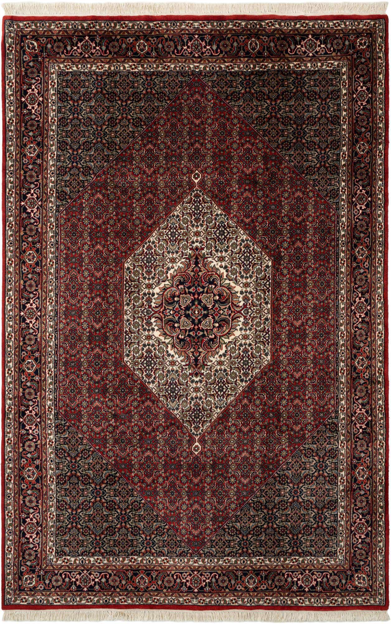 6' 7 x 10' 4 Hand Knotted Bidjar Oriental Wool Rug