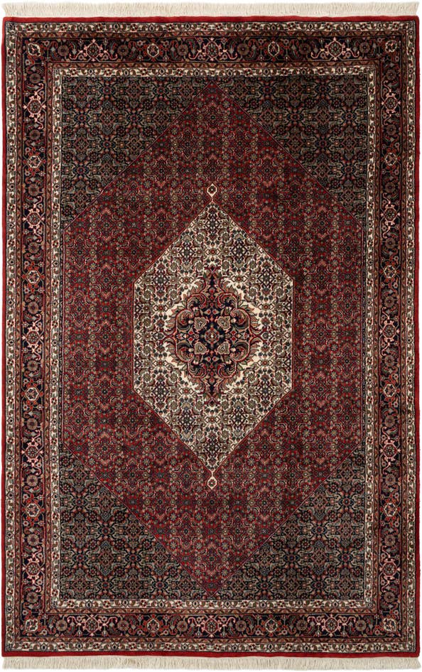 Detail image of 6' 7 x 10' 4 Hand Knotted Bidjar Oriental Wool Rug