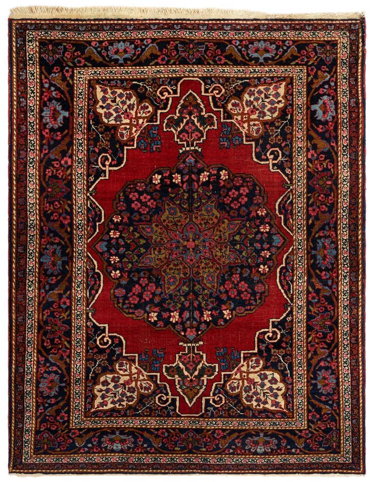 Detail image of 4' 6 x 6' 1 Bidjar Rug