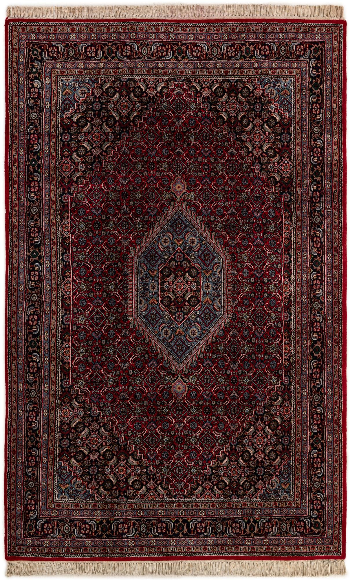 6' 4 x 9' 9 Hand Knotted Bidjar Wool Rug