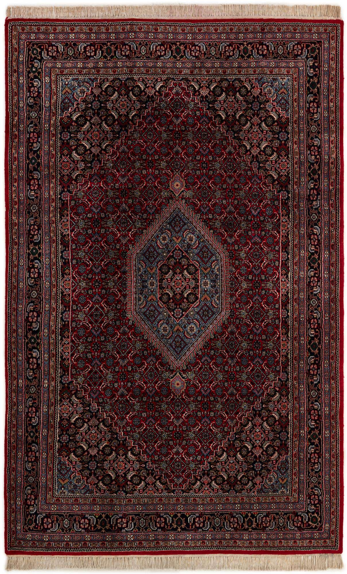 6' 4 x 9' 9 Hand Knotted Bidjar Wool Rug