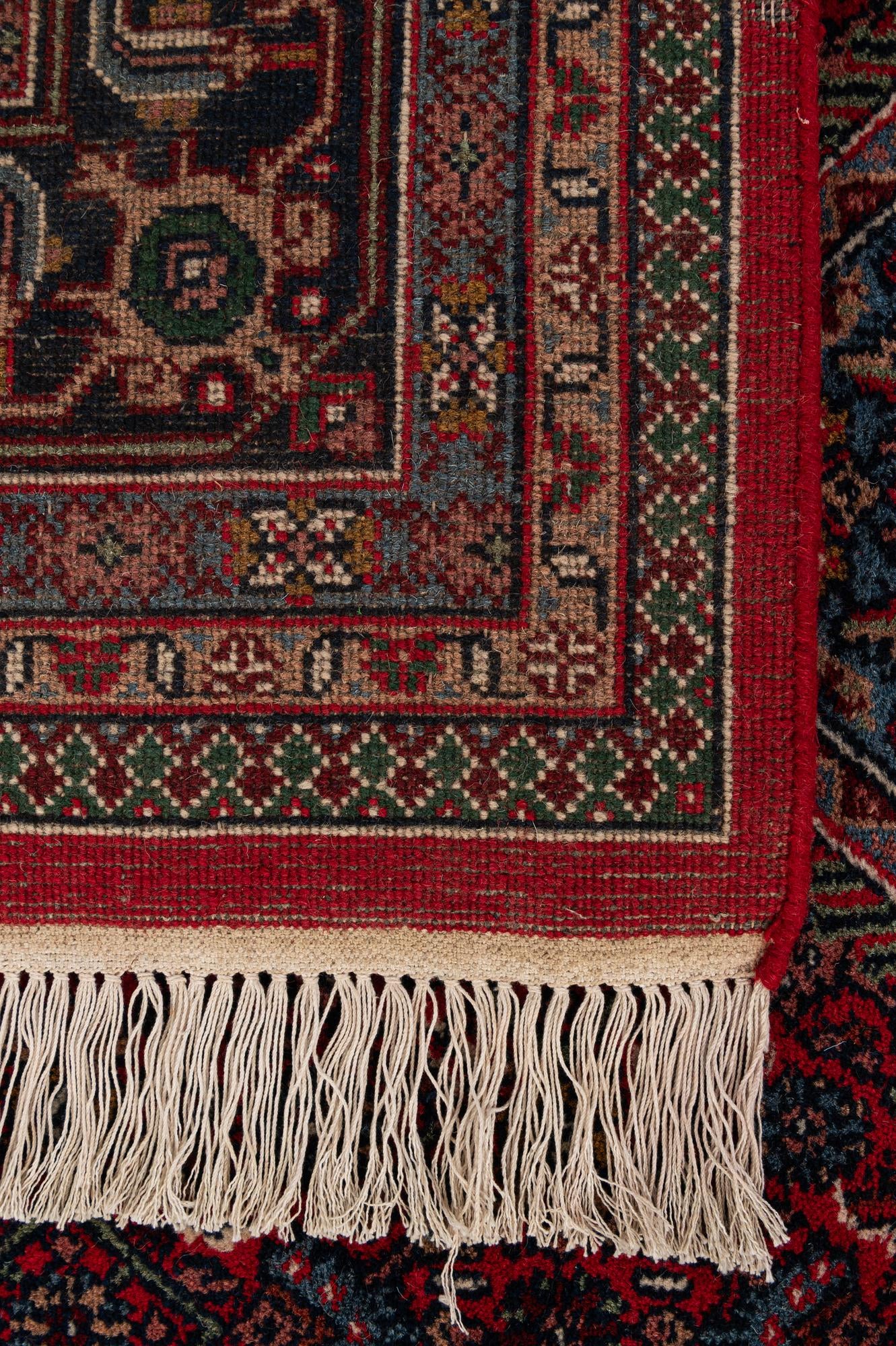 6' 6 x 9' 10 Hand Knotted Bidjar Wool Rug