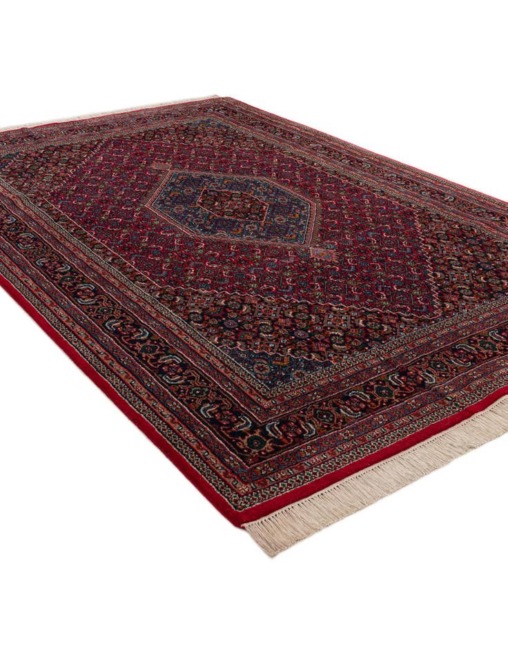 Detail image of 6' 6 x 9' 10 Hand Knotted Bidjar Wool Rug