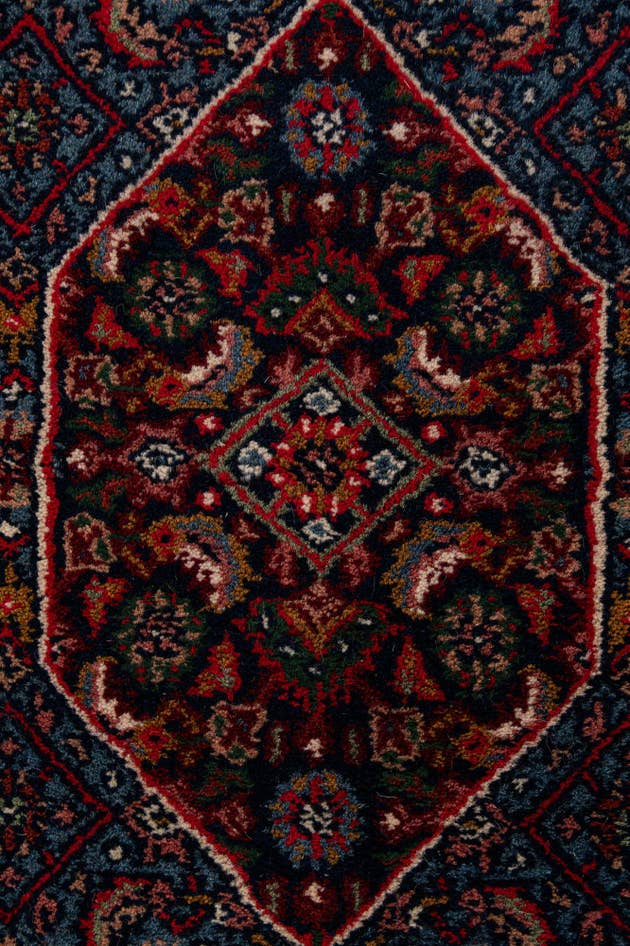 Detail image of 6' 6 x 9' 10 Hand Knotted Bidjar Wool Rug