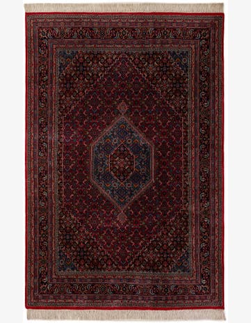 6' 6 x 9' 10 Hand Knotted Bidjar Wool Rug