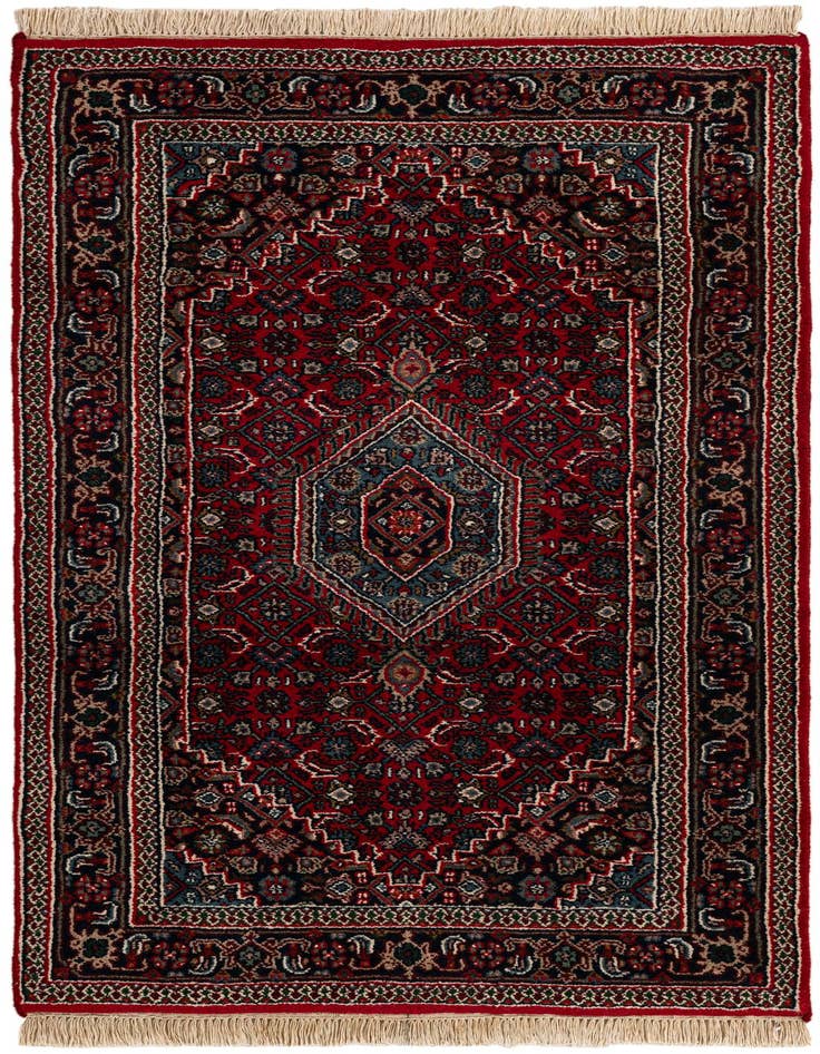 Detail image of 2' 11 x 5' 6 Hand Knotted Bidjar Wool Rug