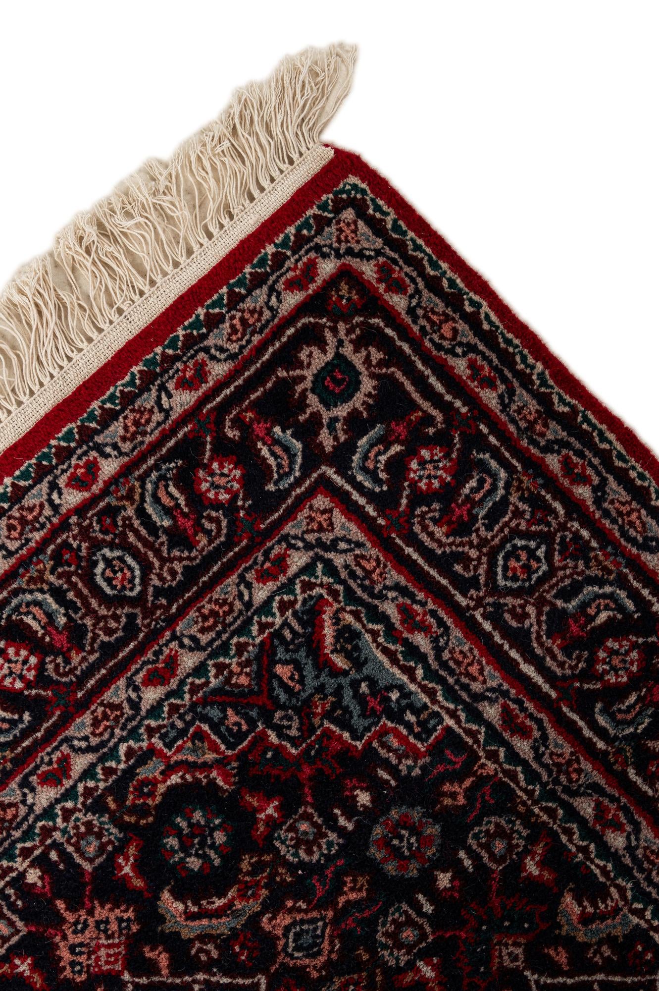 4' x 5' 11 Hand Knotted Bidjar Wool Rug