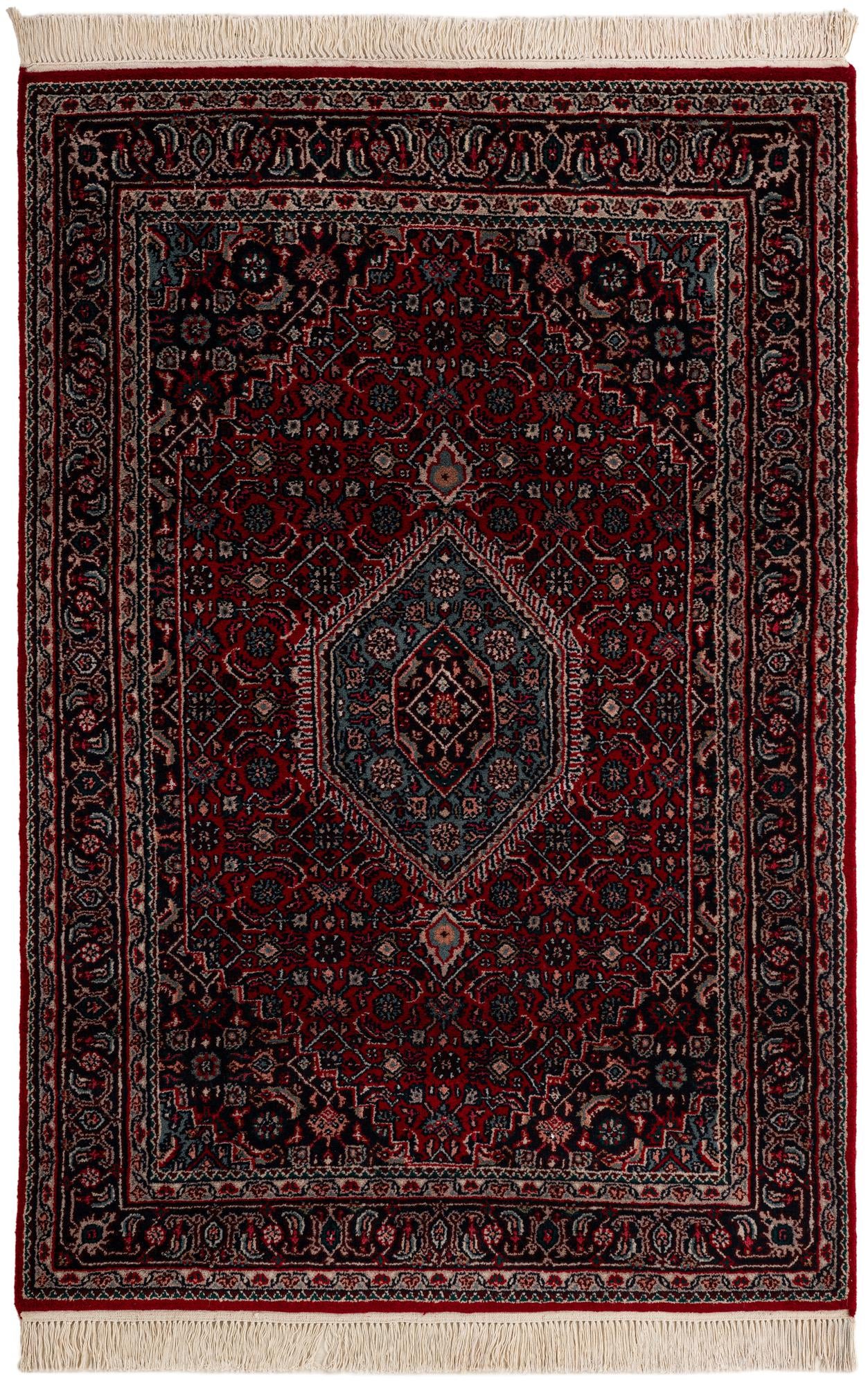 4' x 5' 11 Hand Knotted Bidjar Wool Rug