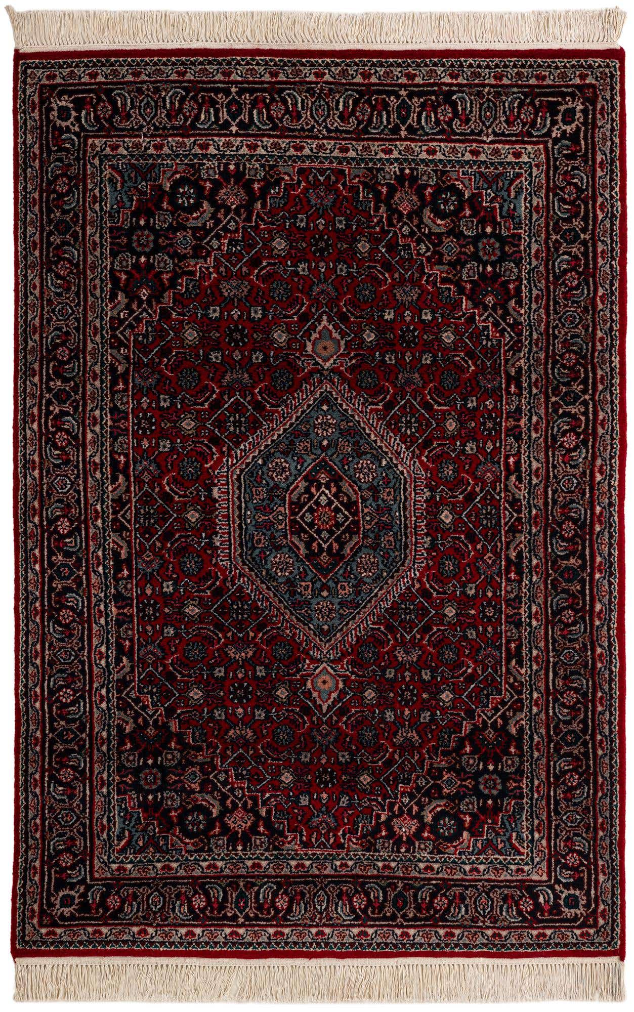 4' x 5' 11 Hand Knotted Bidjar Wool Rug