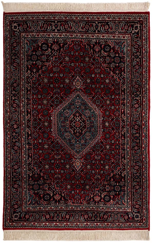 Detail image of 4' x 5' 11 Hand Knotted Bidjar Wool Rug