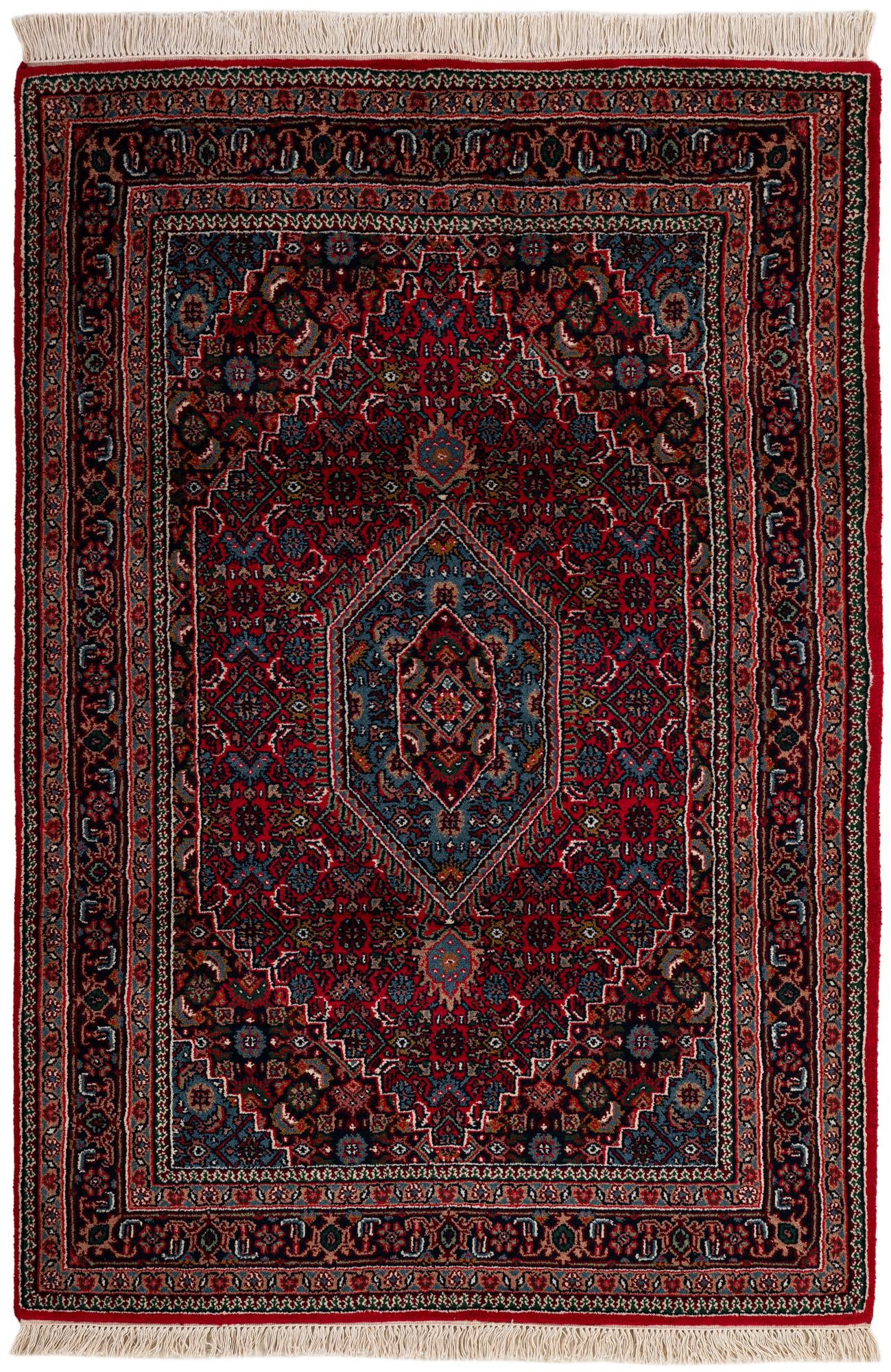 4' x 5' 11 Hand Knotted Bidjar Wool Rug