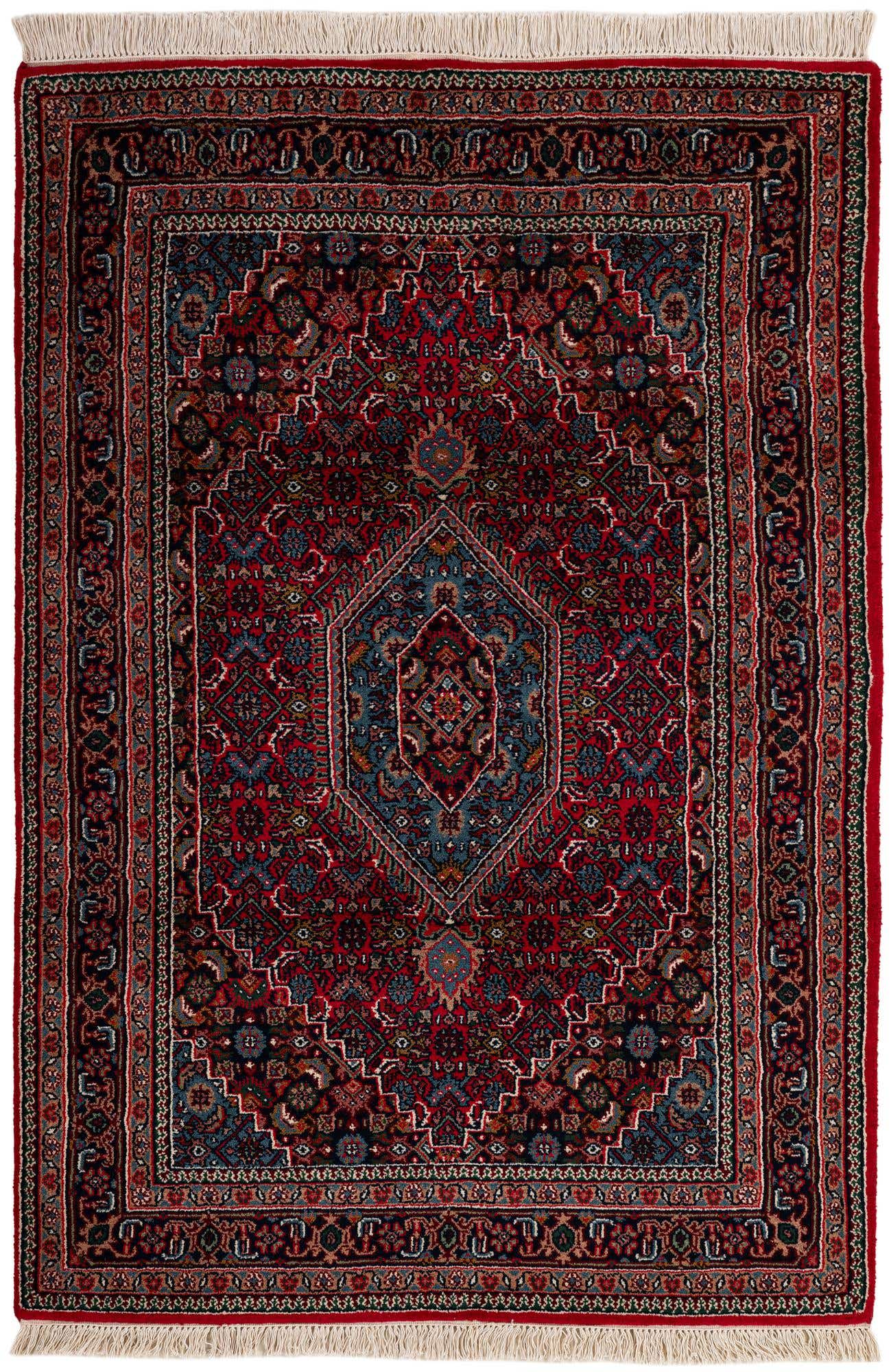 4' x 5' 11 Hand Knotted Bidjar Wool Rug