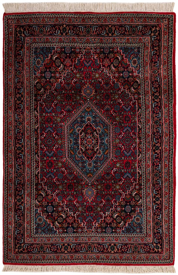 Detail image of 4' x 5' 11 Hand Knotted Bidjar Wool Rug