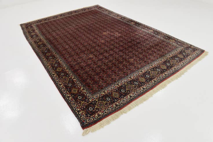 Detail image of 6' 10 x 10' Hand Knotted Bidjar Persian Wool Rug