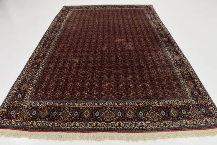 Detail image of 6' 10 x 10' Hand Knotted Bidjar Persian Wool Rug