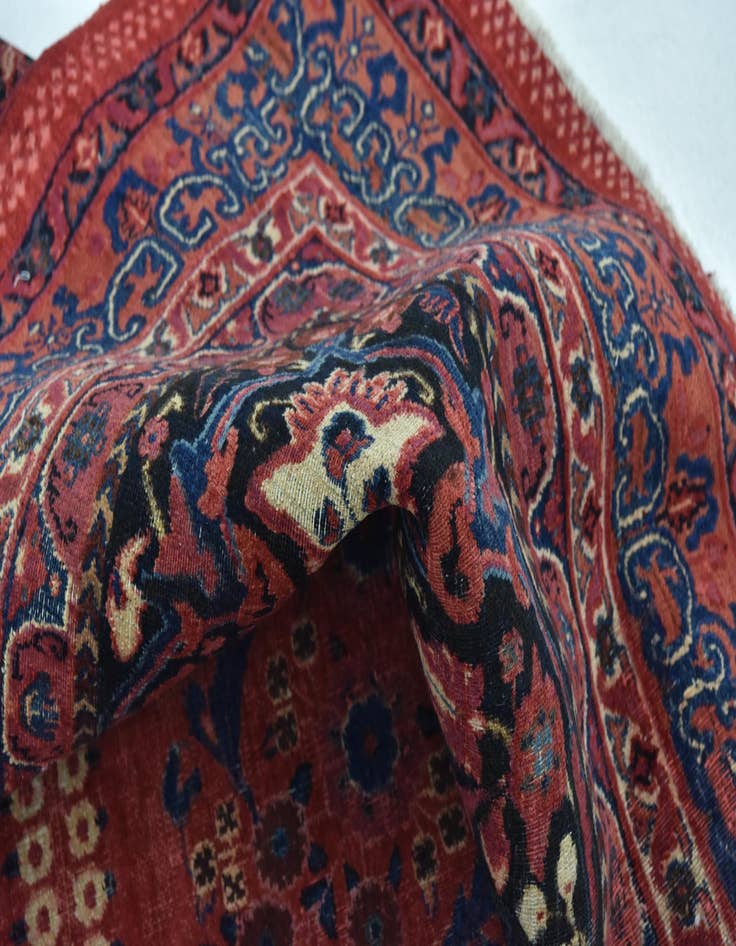 Detail image of 9' x 12' 7 Hand Knotted Bidjar Persian Wool Rug