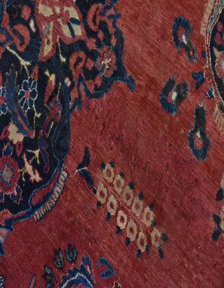Detail image of 9' x 12' 7 Hand Knotted Bidjar Persian Wool Rug